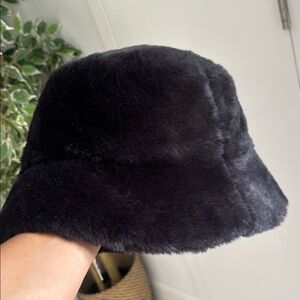 Elegant Black Faux Fur Women's Hat